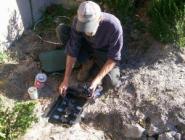 one of our Vacaville irrigation contractors is replacing a valve